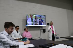 Student hear from mental health professionals