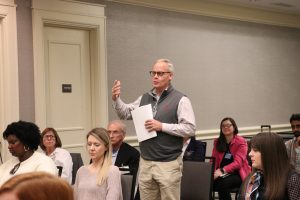 Advisory Board member asks question