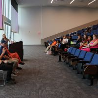 Blackburn students listen to panel on the arts in Huntsville